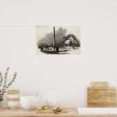 Poster Place de la Concorde, Paris (Cuisine)