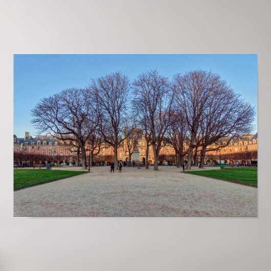 Poster Place des Vosges à Paris - France (Devant)