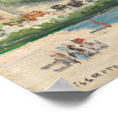 Poster Place du Carrousel, Paris (1900) par Pissarro (Coin)