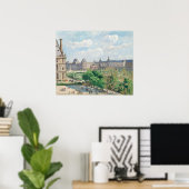 Poster Place du Carrousel, Paris (1900) par Pissarro (Bureau à domicile)
