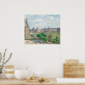 Poster Place du Carrousel, Paris (1900) par Pissarro (Cuisine)