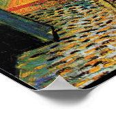 Poster Place du Forum à Arles (Coin)