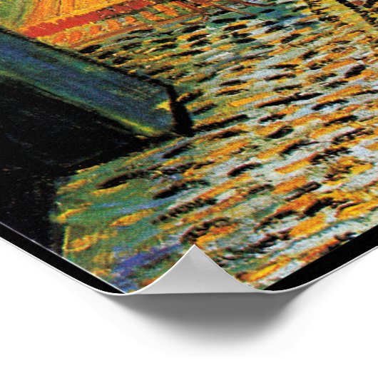 Poster Place du Forum à Arles (Coin)