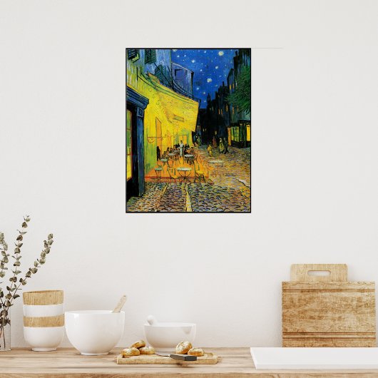 Poster Place du Forum à Arles (Cuisine)