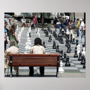 Poster Place Émilie-Gamelin in Montreal,Chess in the Park