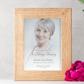 Poster Place réservée pour les personnes aimées à l'occas