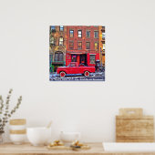 Poster Place Saint-Marc, New York février 2015 (Cuisine)