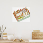 Poster Place San Marco. Venise Italie (Cuisine)
