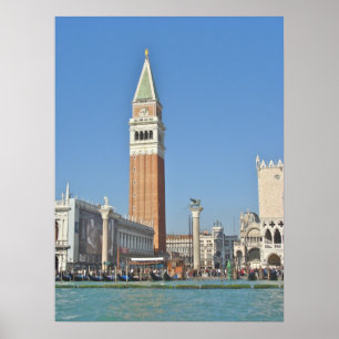 Poster Place St Marks et Tour - Venise, Italie - Photo