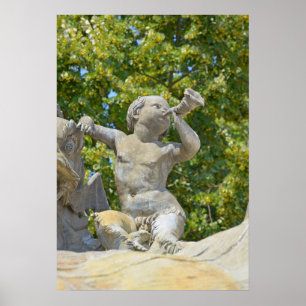 Poster Place Stanislas dans le centre de Nancy, France