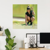 Poster Placement - Golf Canvas Art Imprimer (Bureau à domicile)