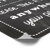 Poster Placer le panneau mariage du siège (Coin)