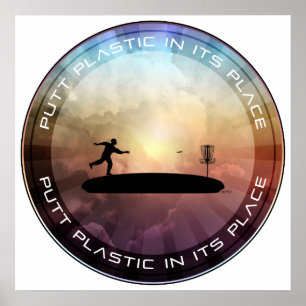 Poster Placer Le Plastique À Sa Place