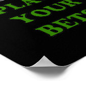 Poster Placez vos paris (Coin)