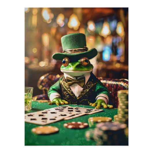 Poster Placez vos paris, grenouille de jeu (Devant)