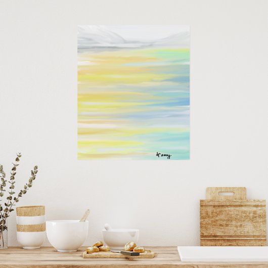 POSTER "PLACIDE" (Cuisine)