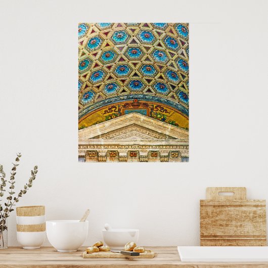 Poster Plafond de l'Opéra, Budapest (Cuisine)