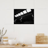 Poster Plafond de train urbain avec sangles à main (Cuisine)