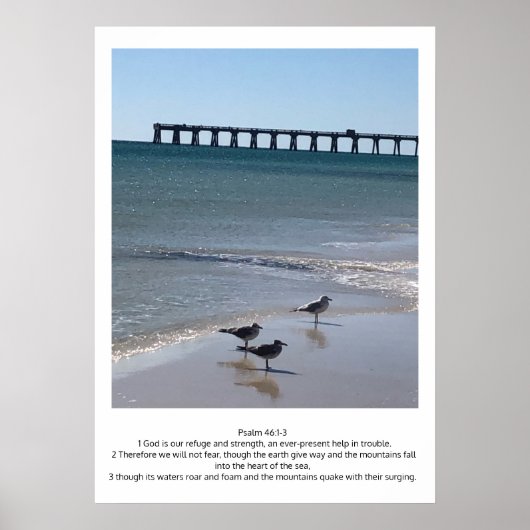 Poster Plage (Devant)