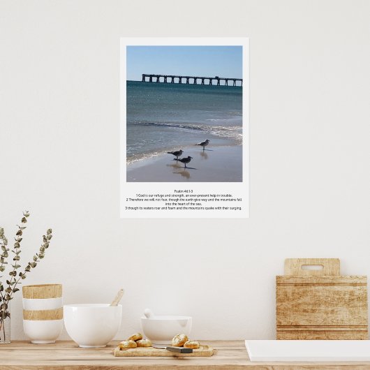 Poster Plage (Cuisine)