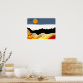 Poster Plage (Cuisine)