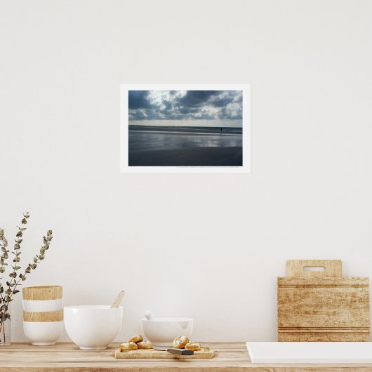 Poster Plage (Cuisine)