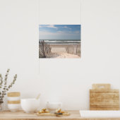 Poster Plage (Cuisine)