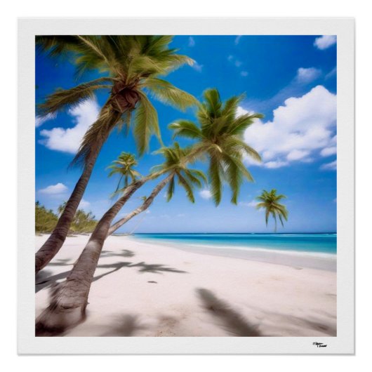 Poster Plage (Devant)