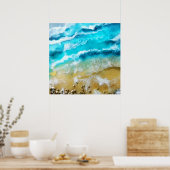 Poster Plage (Cuisine)