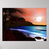 Poster Plage (Devant)