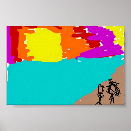 Poster Plage (Devant)