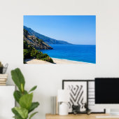 Poster Plage (Bureau à domicile)