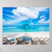 Poster Plage (Devant)