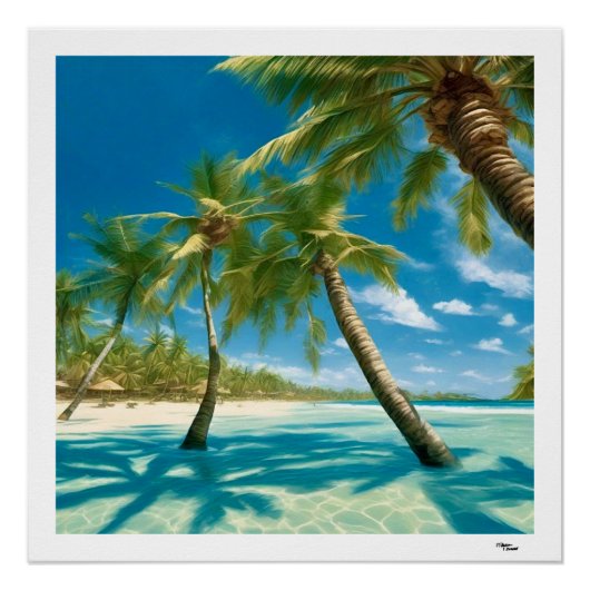 Poster Plage (Devant)