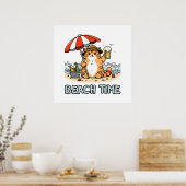 Poster Plage 2 (Cuisine)