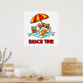 Poster Plage 3 (Cuisine)