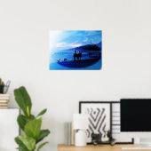 Poster Plage à Baja Mexico (Bureau à domicile)