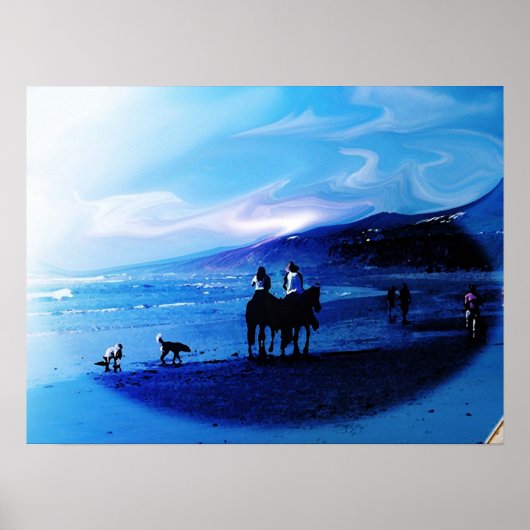 Poster Plage à Baja Mexico (Devant)
