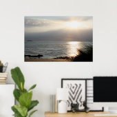 Poster Plage à cinq doigts, Inishowen (Bureau à domicile)