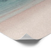 Poster Plage à côté du cocotier (Coin)