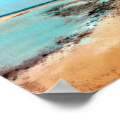 Poster Plage à Low Tide (Bouche de la rivière), Edgar Deg (Coin)