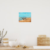 Poster Plage à Low Tide (Bouche de la rivière), Edgar Deg (Cuisine)