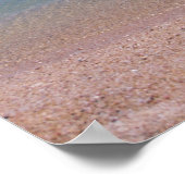 Poster Plage à marée basse (Coin)