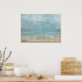 Poster Plage à marée basse par Edgar Degas (Cuisine)