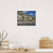 Poster Plage à Positano, Campanie, Italie (Cuisine)