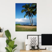 Poster Plage Ali'i 19 (Bureau à domicile)