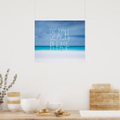 Poster Plage amusante, s'il vous plaît tropicale océan ph (Cuisine)