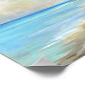 Poster Plage au clair de lune (Coin)