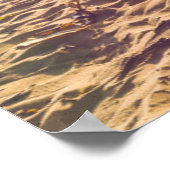 Poster Plage au coucher du soleil (Coin)