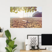 Poster Plage au coucher du soleil (Bureau à domicile)